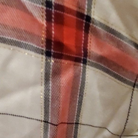 Ava and Viv plaid button down - Picture 3 of 3